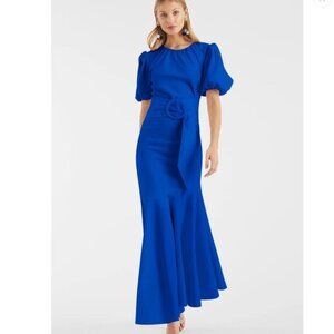 NWT Sachin‎ & Babi | Blue Camila Crepe Mermaid Midi Dress - Size 4
